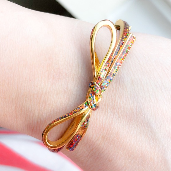 kate spade Jewelry - Kate Spade Glittler Bow Bangle